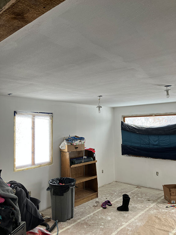 after insulation in roof of home was replaced