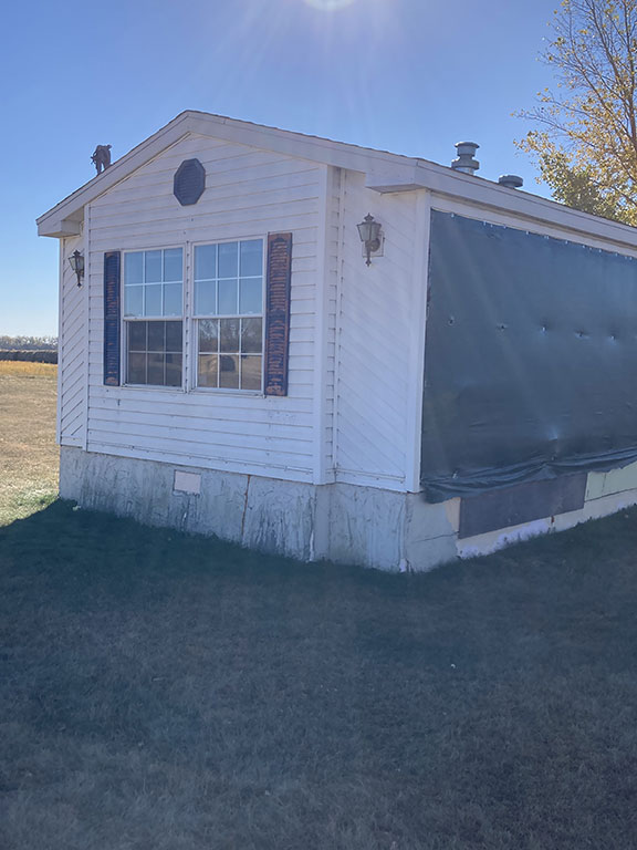 before siding on home was replaced