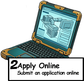 Step 2. Apply Online: Submit an application online.