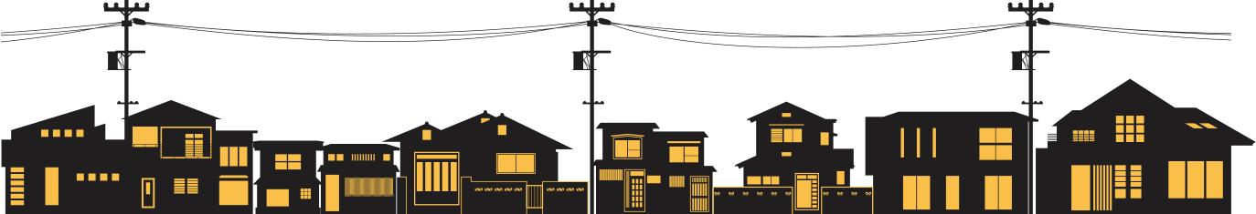 row of houses